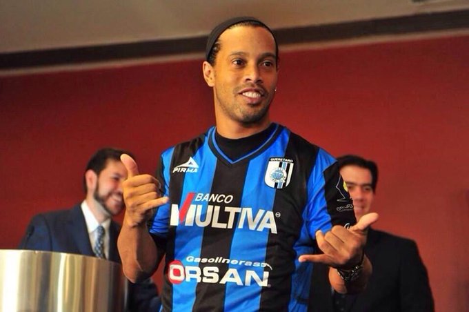 Os oito gols de Ronaldinho Gaúcho no Querétaro