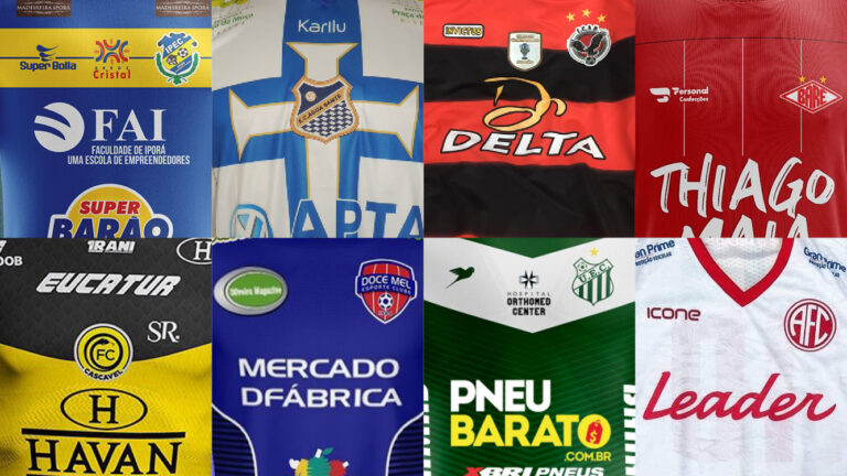 Qual a fornecedora de material esportivo com mais uniformes nas primeiras divisões estaduais?