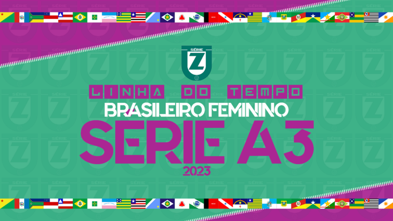 A linha do tempo de classificação ao Brasileiro Feminino Série A3 2023